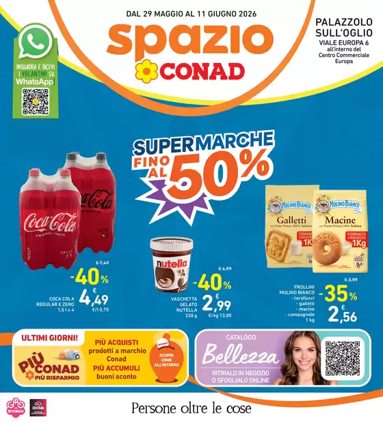 Volantino Spazio Conad | Supermarche fino al 50% | 2026-05-29T00:00:00.000Z - 2026-06-11T00:00:00.000Z