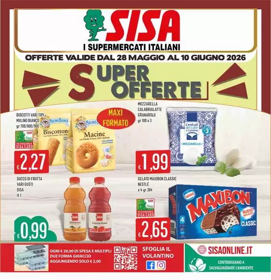 Volantino Sisa | Super Offerte | 2026-05-28T00:00:00.000Z - 2026-06-10T00:00:00.000Z