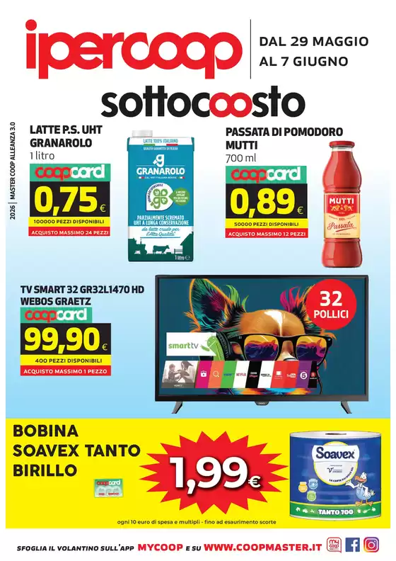 Volantino Ipercoop | dal 29 MAGGIO al 7 GIUGNO | 2026-05-29T00:00:00.000Z - 2026-06-07T00:00:00.000Z