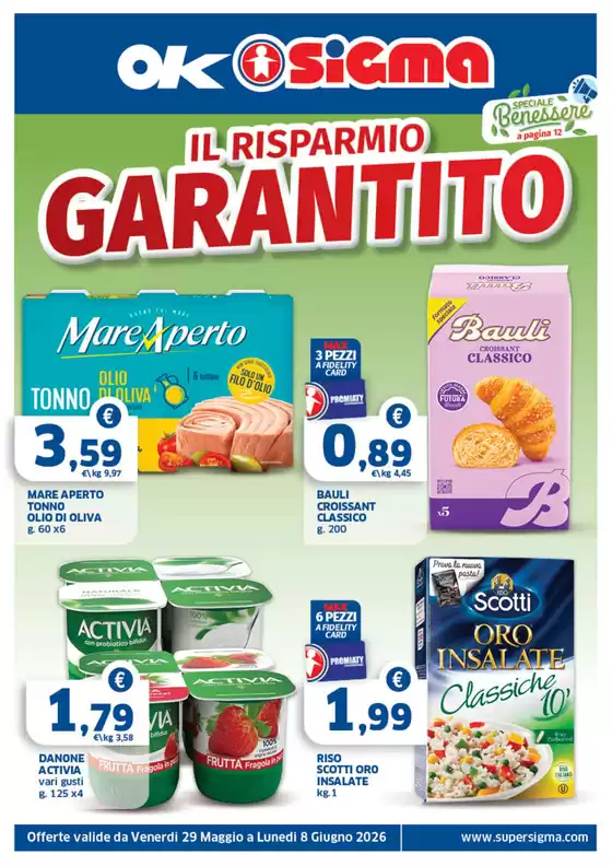 Volantino Sigma | Il risparmio garantito | 2026-05-29T00:00:00.000Z - 2026-06-08T00:00:00.000Z
