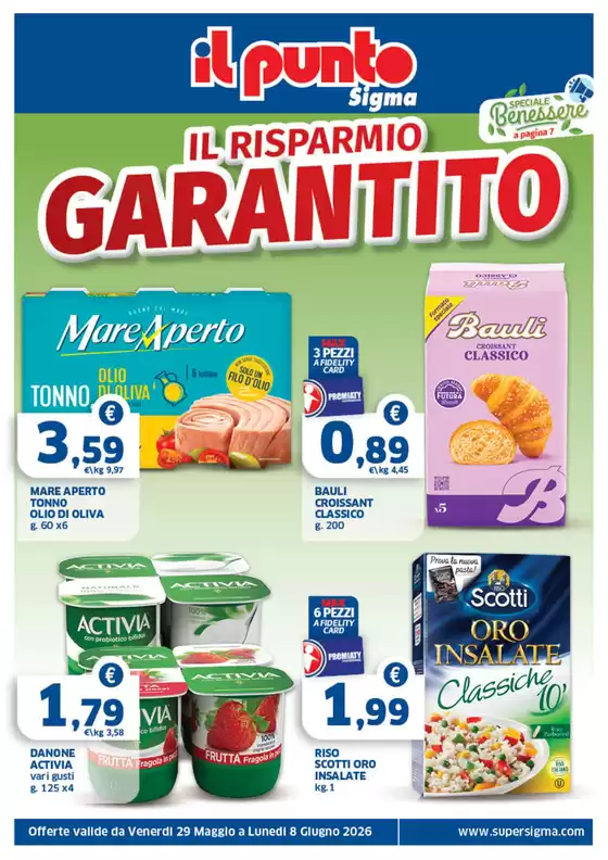 Volantino Sigma | Il risparmio grantito | 2026-05-29T00:00:00.000Z - 2026-06-08T00:00:00.000Z