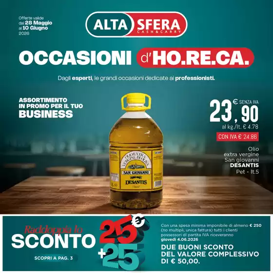 Volantino Altasfera a Casina | Occasioni d'HO.RE.CA. | 2026-05-28T00:00:00.000Z - 2026-06-10T00:00:00.000Z