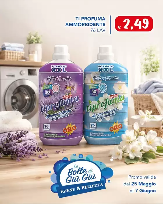 Volantino Le Bolle di Giù Giù a Casina | Offerte  | 2026-05-25T00:00:00.000Z - 2026-06-07T00:00:00.000Z