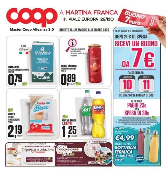 Volantino Coop a Casina | OFFERTE DAL 29 MAGGIO AL 9 GIUGNO 2026 | 2026-05-29T00:00:00.000Z - 2026-06-09T00:00:00.000Z