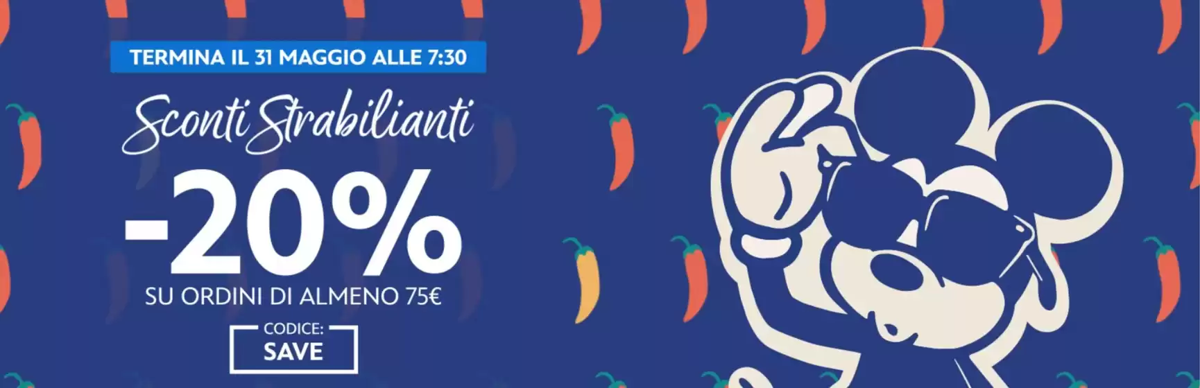 Volantino Disney | Sconti strabilianti -20% | 2026-05-28T00:00:00.000Z - 2026-05-31T00:00:00.000Z