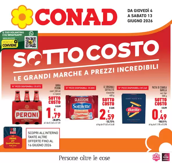 Volantino Conad | Sottocosto | 2026-06-04T00:00:00.000Z - 2026-06-16T00:00:00.000Z