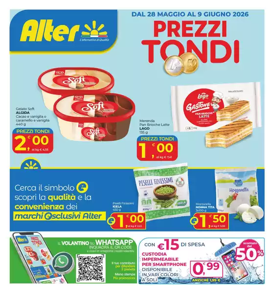 Volantino Alter Discount a Carpineti | Prezzi tondi | 2026-05-28T00:00:00.000Z - 2026-06-09T00:00:00.000Z