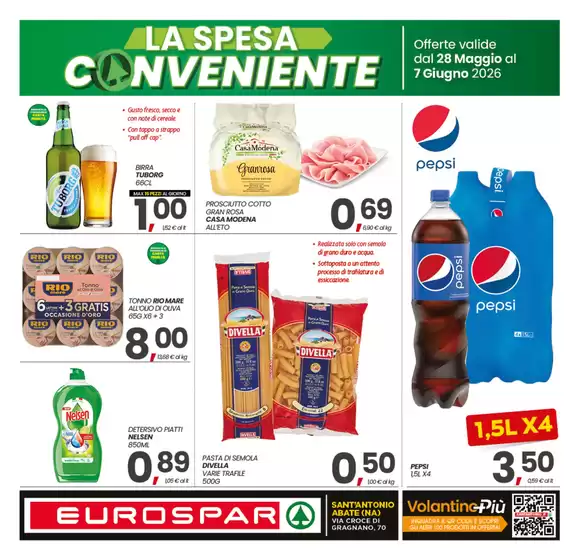 Volantino Eurospar | La spesa conveniente | 2026-05-28T00:00:00.000Z - 2026-06-07T00:00:00.000Z