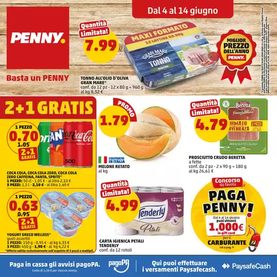 Volantino PENNY | Dal 4 al 14 giugno | 2026-06-04T00:00:00.000Z - 2026-06-14T00:00:00.000Z