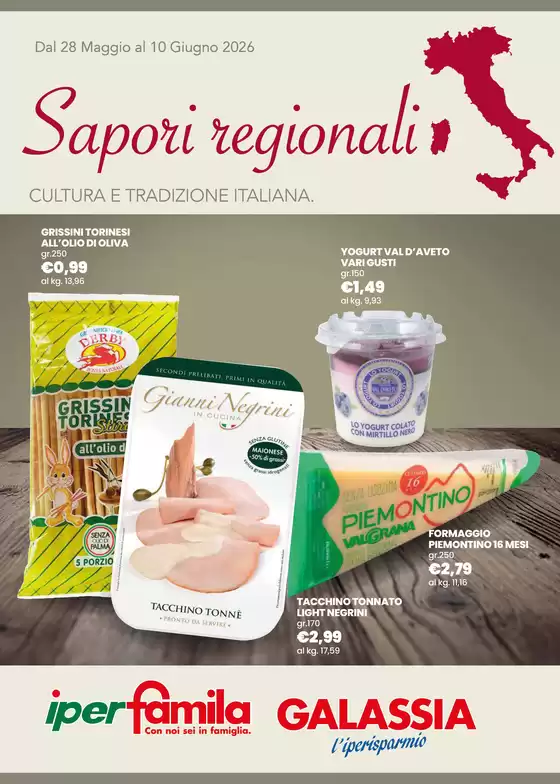 Volantino Galassia | Sapori regionali | 2026-05-29T00:00:00.000Z - 2026-06-10T00:00:00.000Z