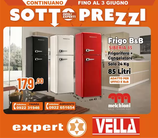 Volantino Vella Elettrodomestici a Ostiano | Sottoprezzi | 2026-05-29T00:00:00.000Z - 2026-06-03T00:00:00.000Z