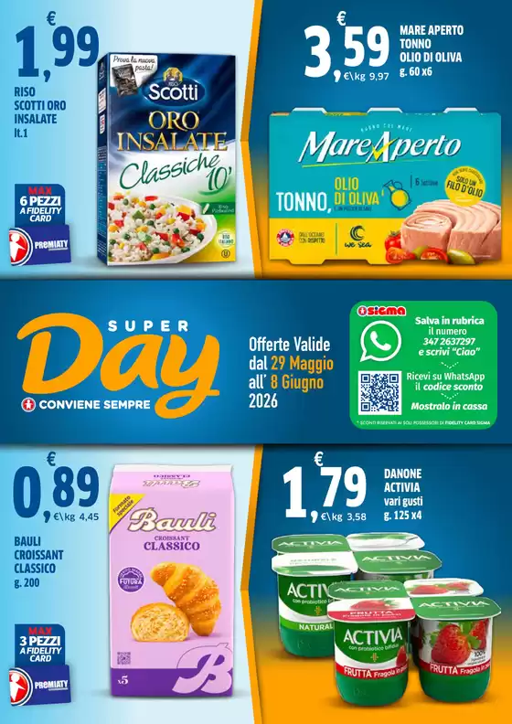 Volantino Superday | Offerte Valide dal 29 Maggio all’8 Giugno | 2026-05-29T00:00:00.000Z - 2026-06-08T00:00:00.000Z