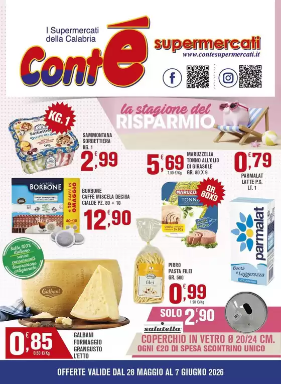 Volantino Contè | La stagione del risparmio | 2026-05-29T00:00:00.000Z - 2026-06-07T00:00:00.000Z