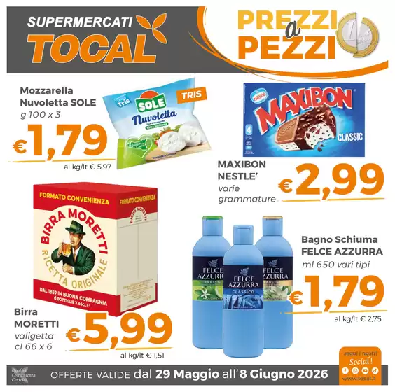 Volantino Tocal | Prezzi a prezzi | 2026-05-29T00:00:00.000Z - 2026-06-08T00:00:00.000Z