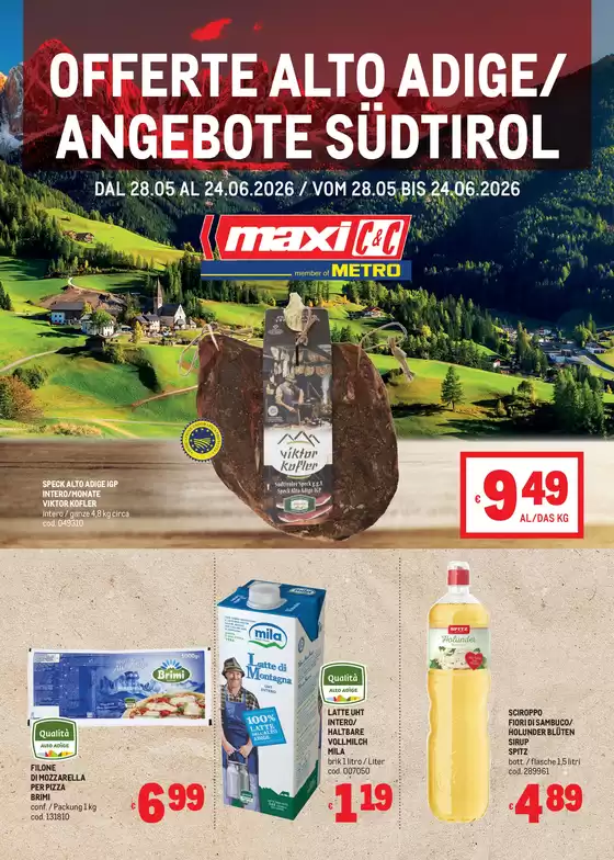 Volantino Metro | Offerte Alto Adige | 2026-05-29T00:00:00.000Z - 2026-06-24T00:00:00.000Z