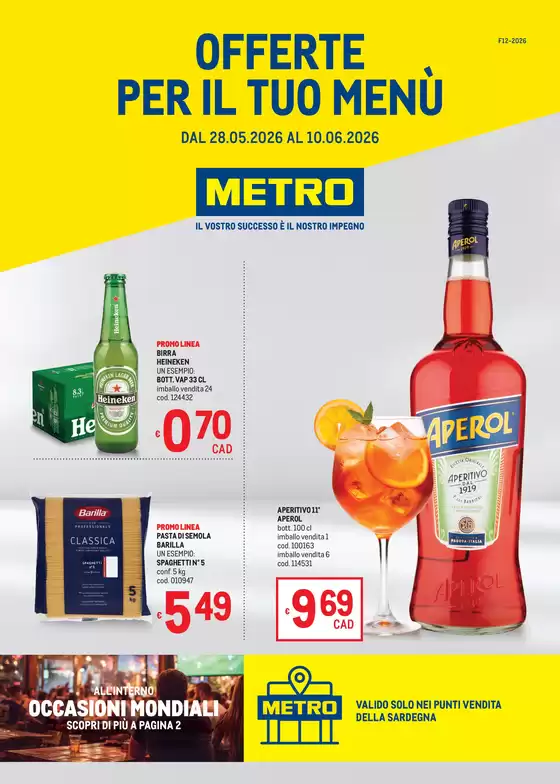 Volantino Metro | Offerte per il tuo Menù - AREA 4 | 2026-05-29T00:00:00.000Z - 2026-06-10T00:00:00.000Z