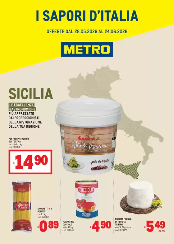 Volantino Metro | Sapori dItalia - SICILIA | 2026-05-29T00:00:00.000Z - 2026-06-24T00:00:00.000Z