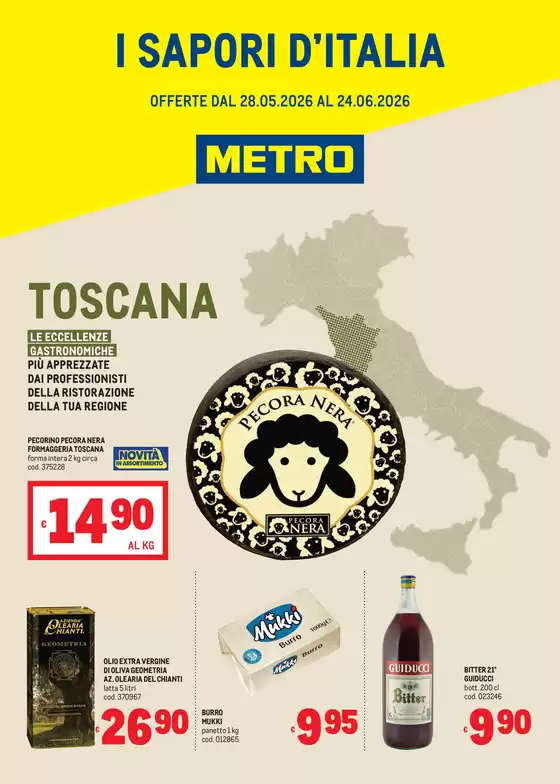 Volantino Metro | Sapori dItalia - TOSCANA | 2026-05-29T00:00:00.000Z - 2026-06-24T00:00:00.000Z