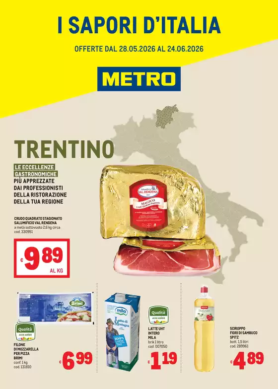 Volantino Metro | Sapori dItalia - TRENTINO | 2026-05-29T00:00:00.000Z - 2026-06-24T00:00:00.000Z