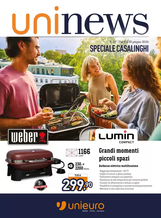 Volantino Unieuro | Speciale Casalinghi da Unieuro! | 2026-06-04T00:00:00.000Z - 2026-06-28T00:00:00.000Z