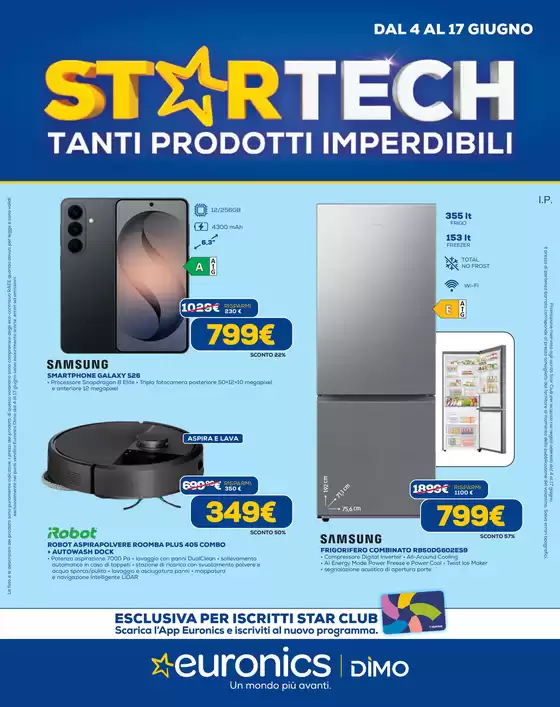 Volantino Euronics | STARTECH - TANTI PRODOTTI IMPERDIBILI | 2026-06-04T00:00:00.000Z - 2026-06-17T00:00:00.000Z