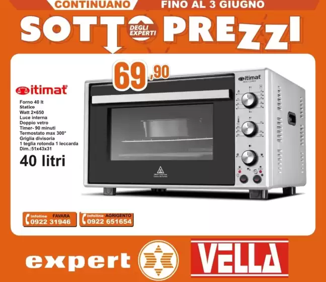 Volantino Vella Elettrodomestici | Le migliori offerte per tutti i cacciatori di affari | 2026-05-31T00:00:00.000Z - 2026-06-03T00:00:00.000Z