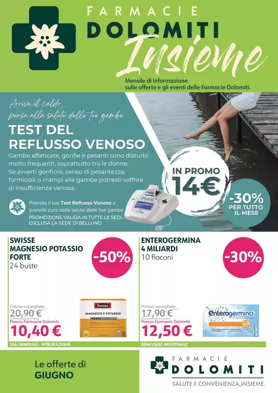 Volantino Farmacie Dolomiti | Le offerte di Giugno | 2026-06-01T00:00:00.000Z - 2026-06-30T00:00:00.000Z