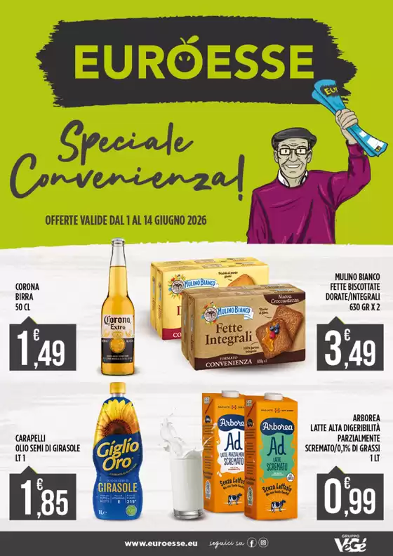 Volantino Euroesse | Speciale convenienza! | 2026-06-01T00:00:00.000Z - 2026-06-14T00:00:00.000Z