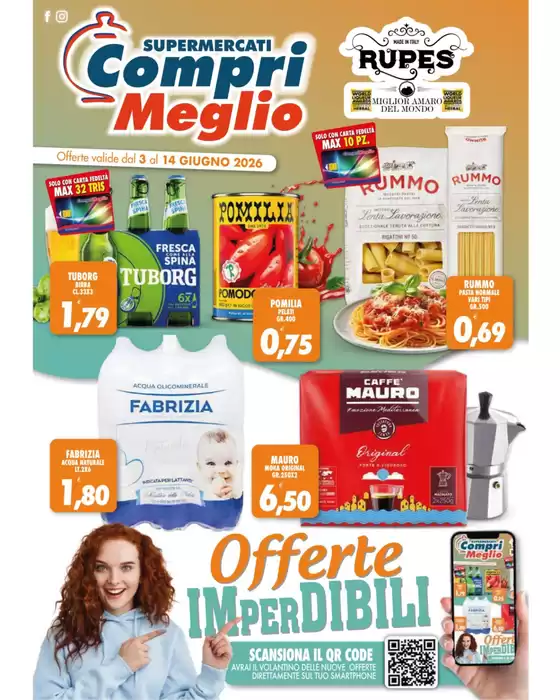 Volantino Compri Meglio | Offerte imperdibili | 2026-06-03T00:00:00.000Z - 2026-06-14T00:00:00.000Z