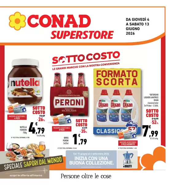Volantino Conad Superstore a Monterubbiano | Sottocosto | 2026-06-04T00:00:00.000Z - 2026-06-13T00:00:00.000Z