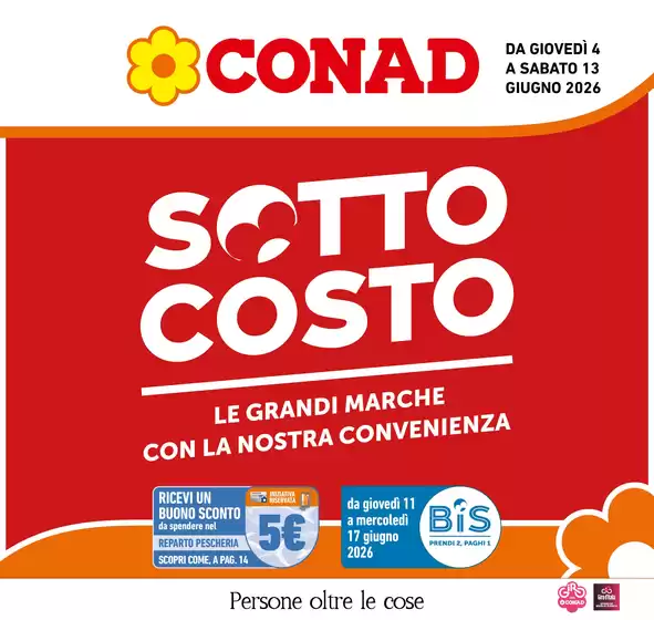 Volantino Conad a Bonefro | Sottocosto | 2026-06-04T00:00:00.000Z - 2026-06-13T00:00:00.000Z