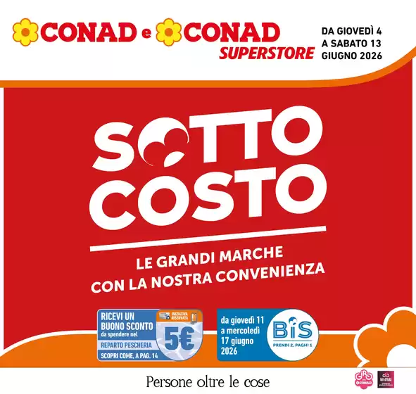 Volantino Conad Superstore a Bonefro | Sottocosto | 2026-06-04T00:00:00.000Z - 2026-06-13T00:00:00.000Z