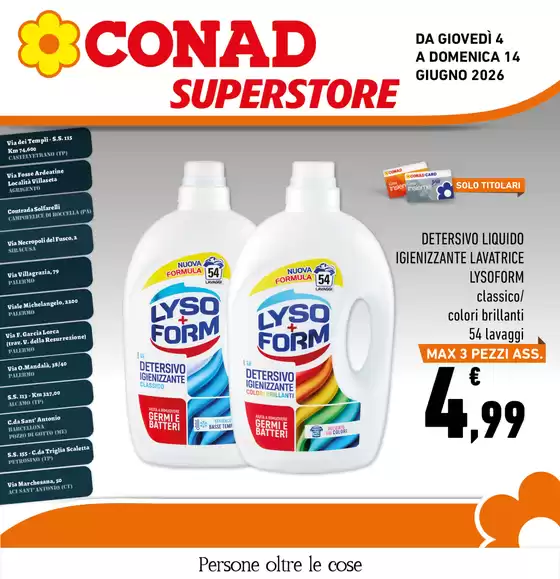 Volantino Conad Superstore | Supplemento Convenienza | 2026-06-04T00:00:00.000Z - 2026-06-13T00:00:00.000Z
