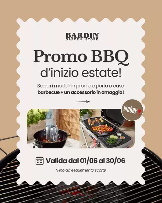 Volantino Bardin Garden Store a San Cipriano d'Aversa | Promo BBQ | 2026-06-01T00:00:00.000Z - 2026-06-30T00:00:00.000Z