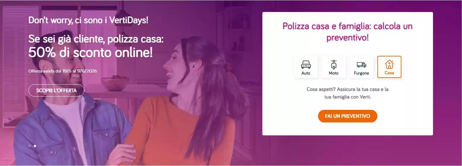 Volantino Verti | Don't worry, ci sono i VertiDays! | 2026-06-01T00:00:00.000Z - 2026-06-09T00:00:00.000Z