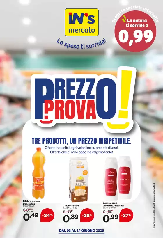 Volantino IN'S | Prezzo Prova | 2026-06-03T00:00:00.000Z - 2026-06-14T00:00:00.000Z