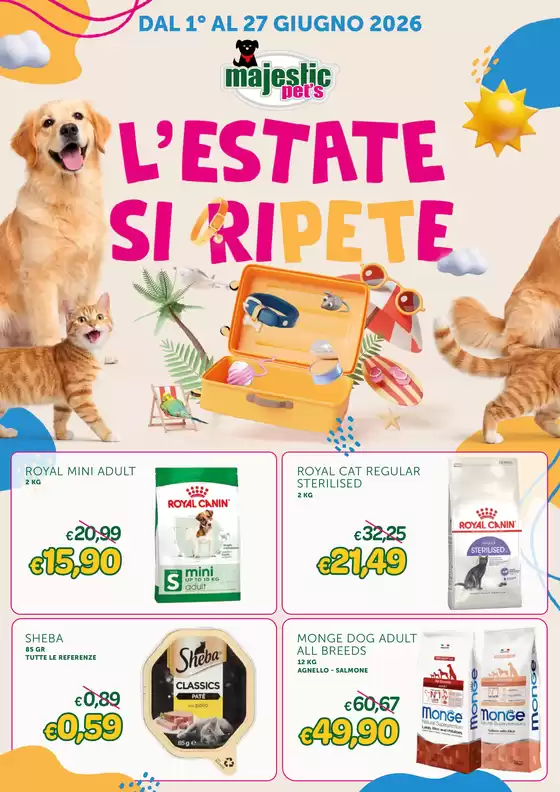 Volantino Majestic Pet's | Majestic Pet's | 2026-06-01T00:00:00.000Z - 2026-06-01T00:00:00.000Z