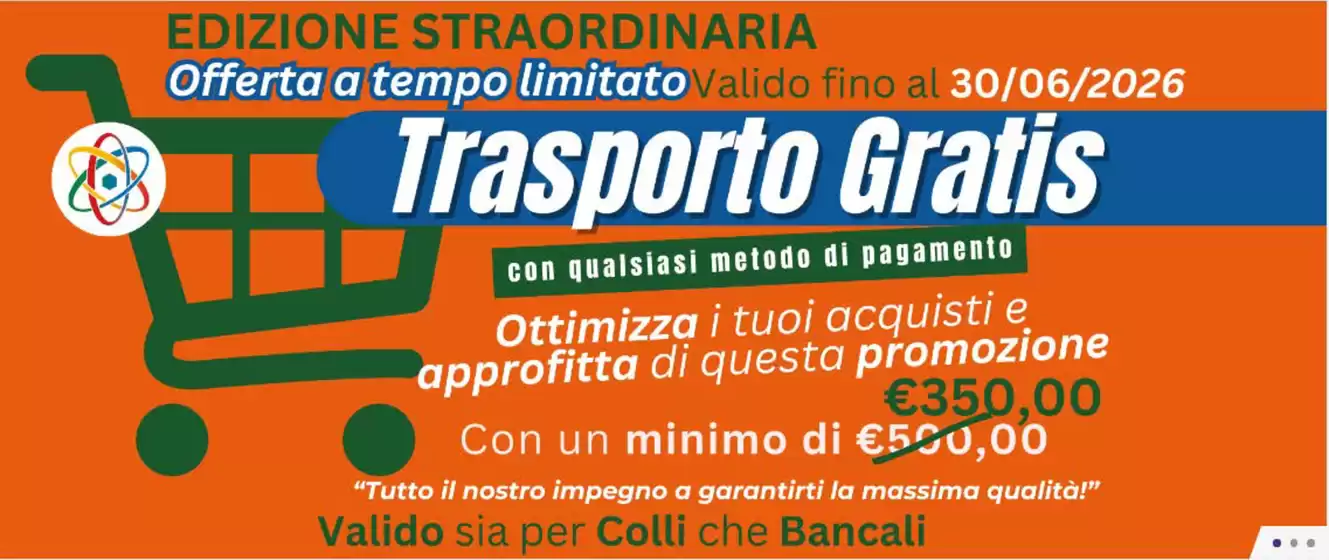 Volantino Power Tech | Trasporto gratis | 2026-06-01T00:00:00.000Z - 2026-06-30T00:00:00.000Z