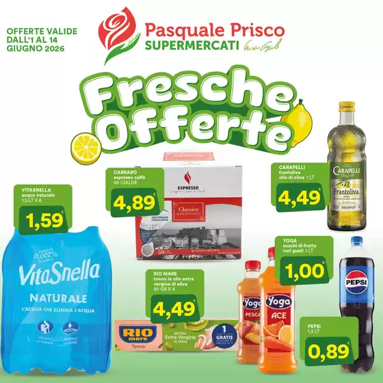 Volantino Supermercati Prisco a Bacoli | Fresche offerte | 2026-06-01T00:00:00.000Z - 2026-06-14T00:00:00.000Z