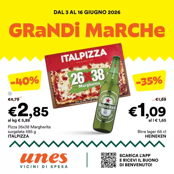 Volantino Unes a Anzi | Grandi marche | 2026-06-03T00:00:00.000Z - 2026-06-16T00:00:00.000Z