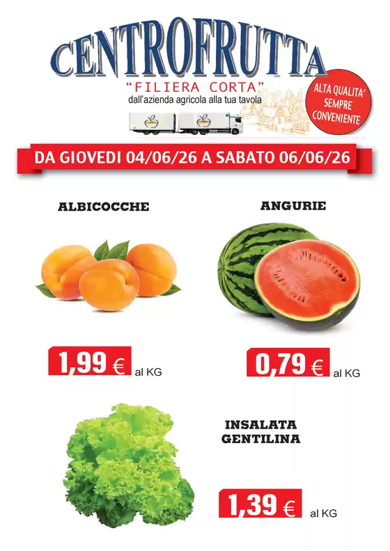 Volantino Centro frutta a Cottanello | Volantino giugno centrofrutta | 2026-06-04T00:00:00.000Z - 2026-06-06T00:00:00.000Z