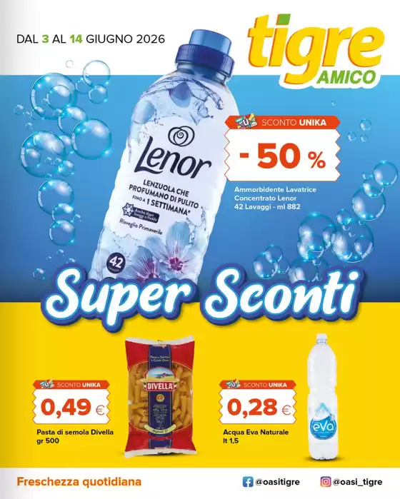 Volantino Tigre Amico | Super sconti | 2026-06-03T00:00:00.000Z - 2026-06-14T00:00:00.000Z