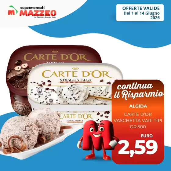 Volantino Mazzeo Supermercati | Offerte valide dal 1 al 14 giungo 2026 | 2026-06-01T00:00:00.000Z - 2026-06-14T00:00:00.000Z