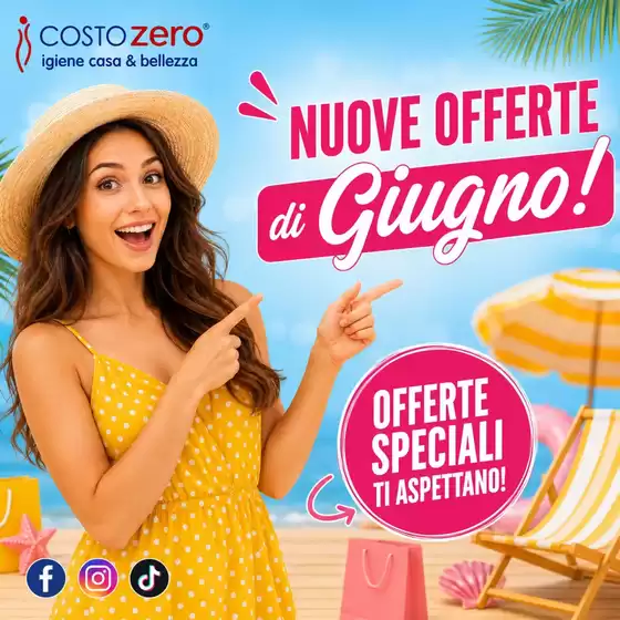 Volantino Costo Zero | Nuove offerte di giugno! | 2026-06-01T00:00:00.000Z - 2026-06-30T00:00:00.000Z