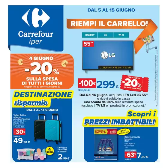 Volantino Carrefour Ipermercati a San Pietro al Natisone | Prezzi imbattibili | 2026-06-04T00:00:00.000Z - 2026-06-15T00:00:00.000Z