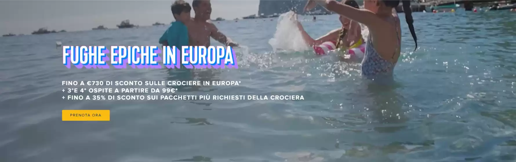 Volantino Royal Caribbean | Fughe epiche in europa | 2026-06-02T00:00:00.000Z - 2026-06-04T00:00:00.000Z