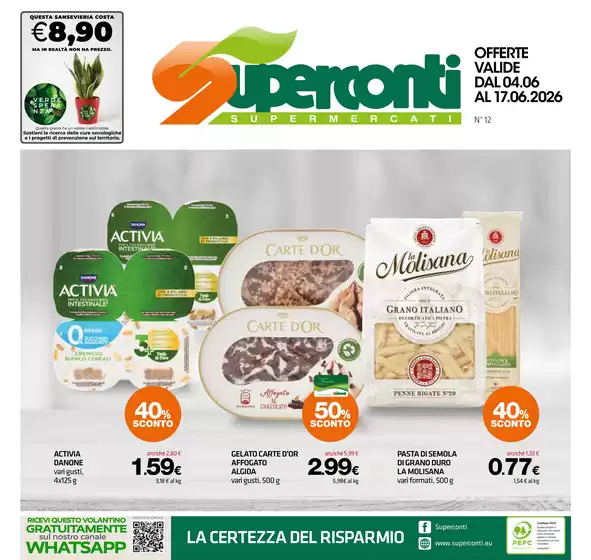 Volantino Superconti | Offerte valide dal 04.06 al 17.06.2026 | 2026-06-04T00:00:00.000Z - 2026-06-17T00:00:00.000Z