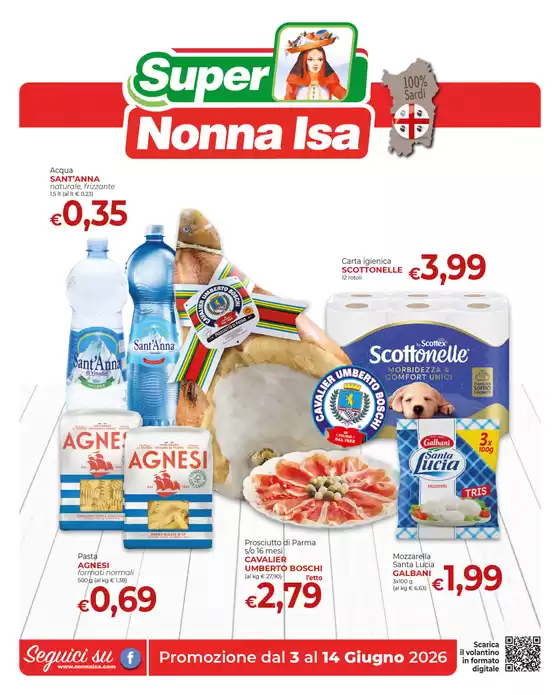 Volantino Nonna Isa | Promozione dal 3 al 14 Giugno 2026 | 2026-06-03T00:00:00.000Z - 2026-06-14T00:00:00.000Z
