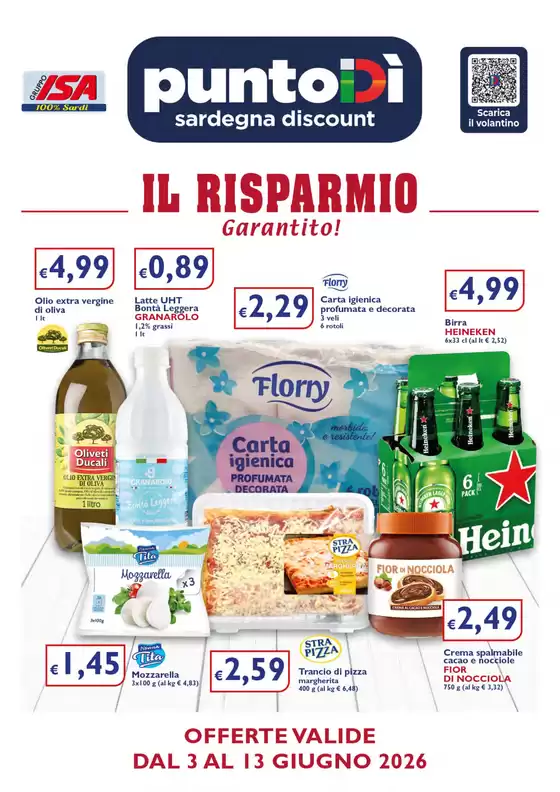 Volantino PuntoDì | Il risparmio garantito! | 2026-06-03T00:00:00.000Z - 2026-06-13T00:00:00.000Z