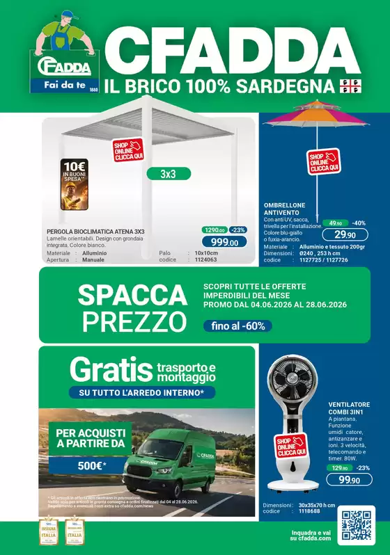 Volantino CFadda a Nurallao | Spacca il Prezzo | 2026-06-04T00:00:00.000Z - 2026-06-28T00:00:00.000Z